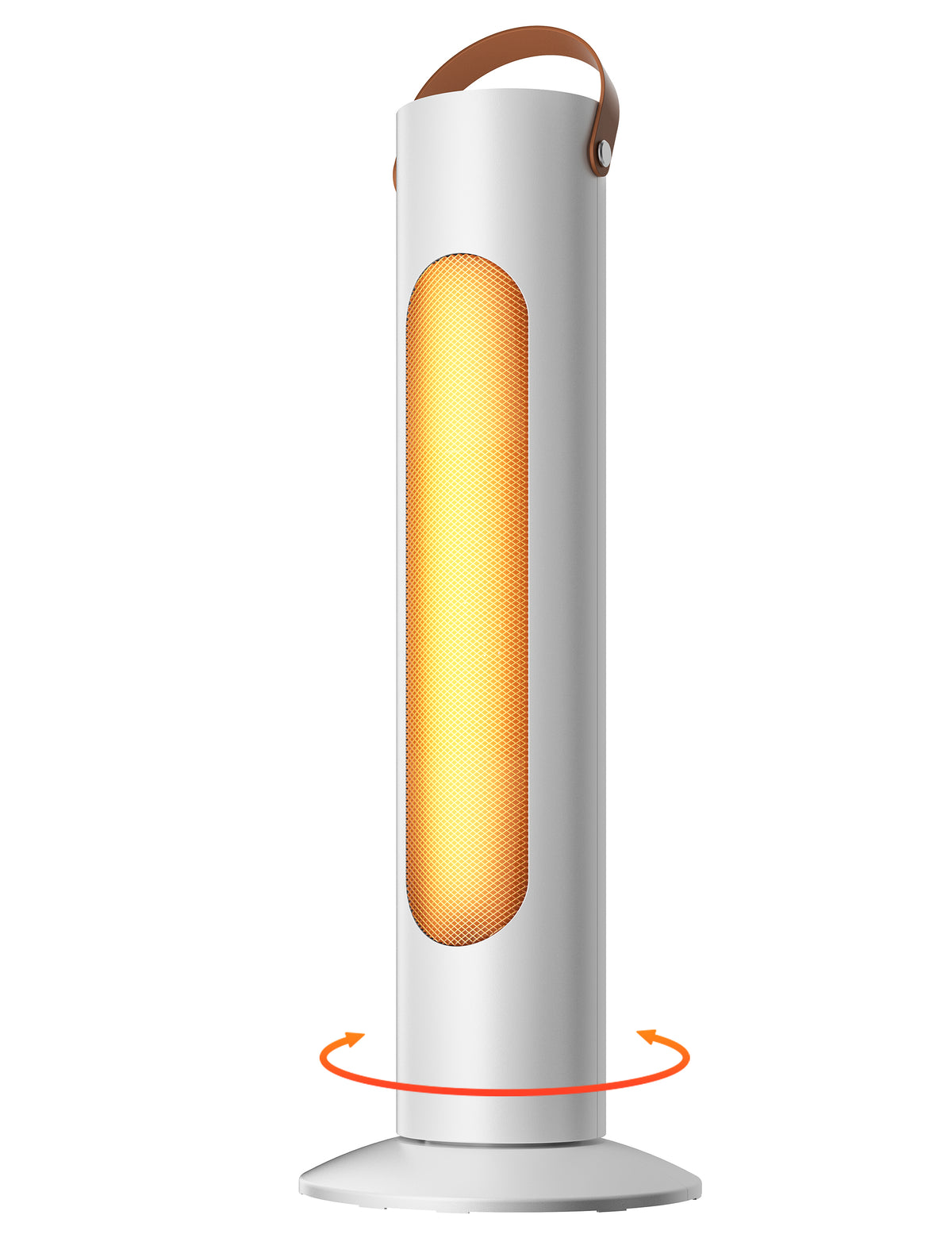 25" Space Heaters for Indoor Use, 1500W, 2 Heating & Fan Mode, Quiet 2-IN-1 Electric Portable Heater for Room, 2S Instant Heating, 70°Oscillation, Quiet, 6 Safety Protections, for Bedroom Office