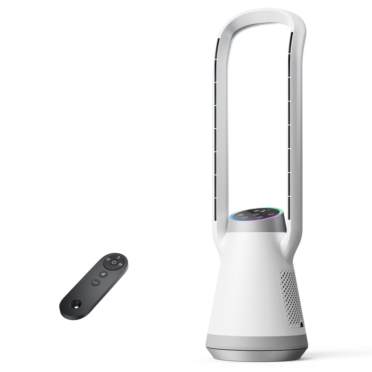 34.2" Bladeless Tower Fan for Bedroom, 70° Oscillating, Quiet DC Motor