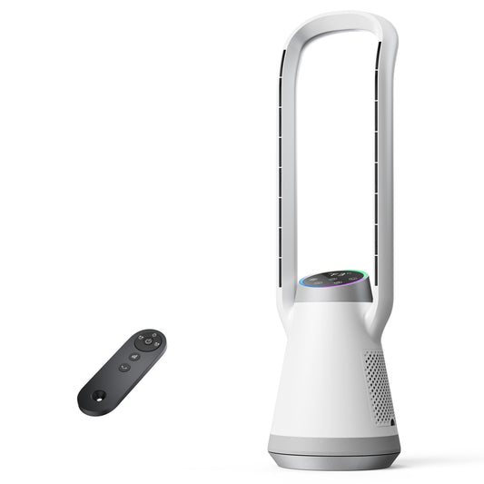 34.2" Bladeless Tower Fan for Bedroom, 70° Oscillating, Quiet DC Motor